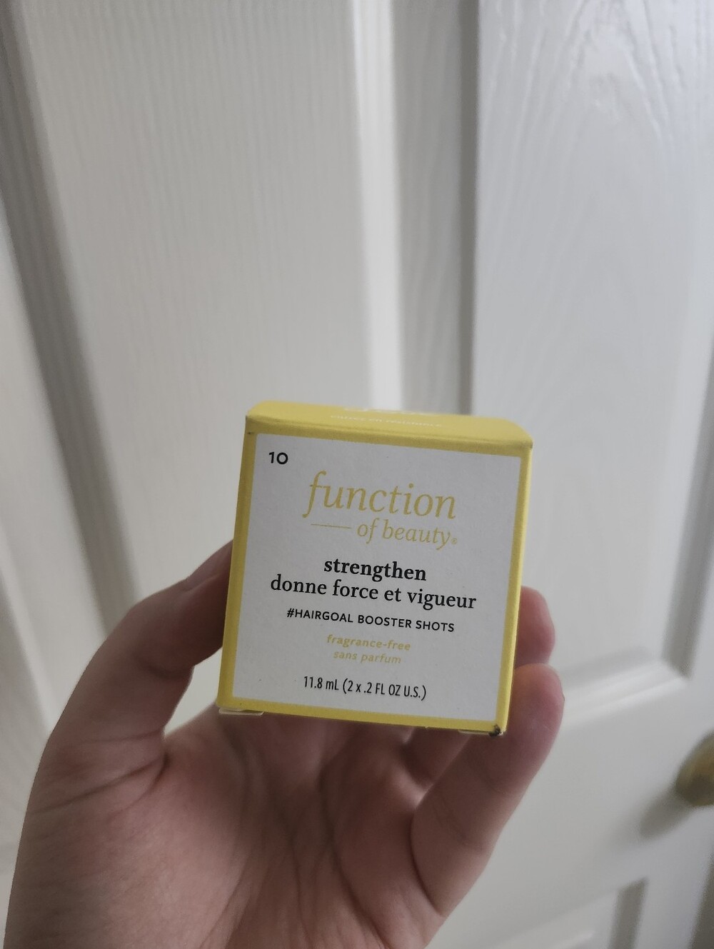 Strengthen Hairgoal Booster Shots - Yellow